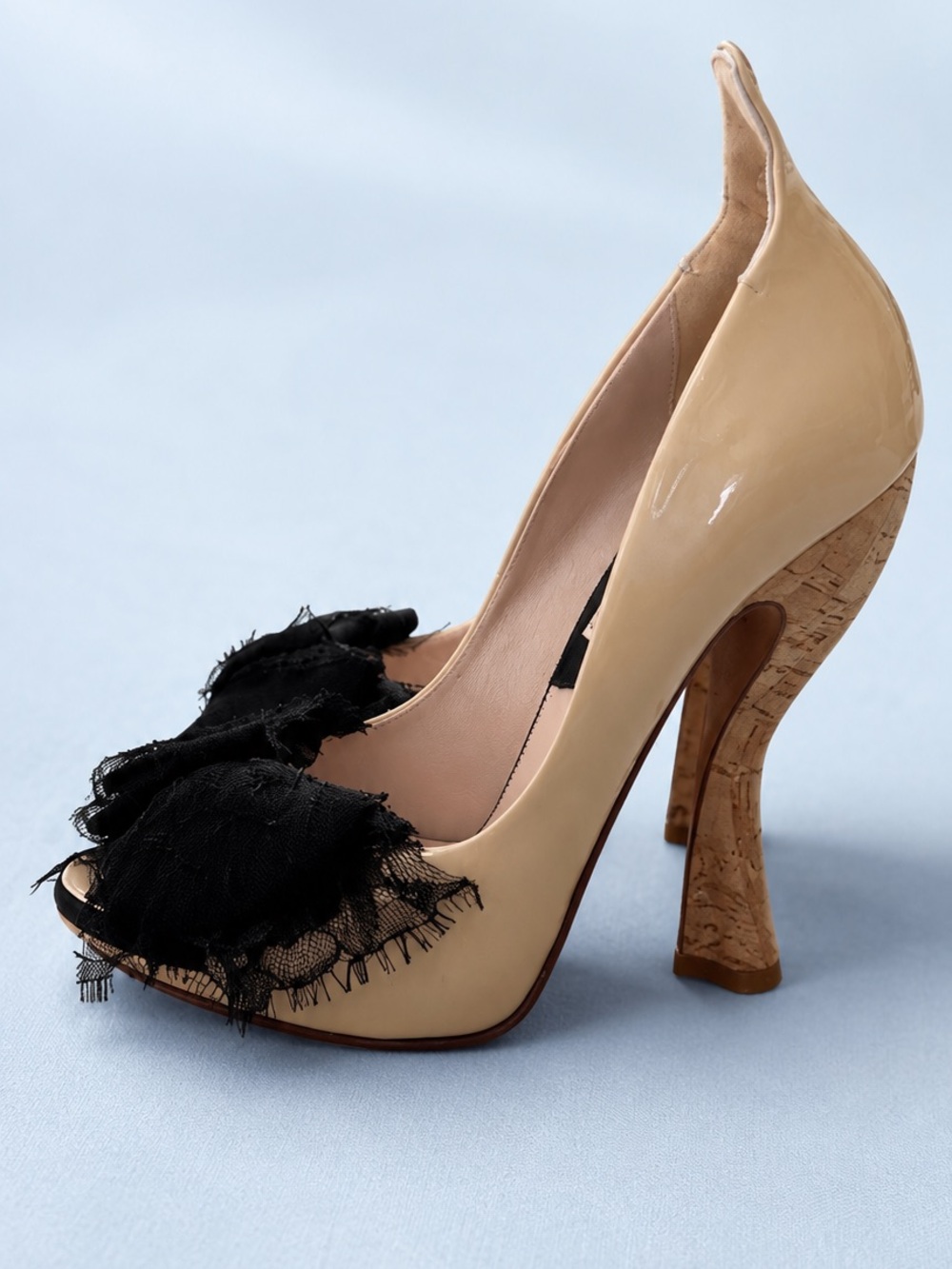 Nina Ricci Patent Leather Heels, European 39.